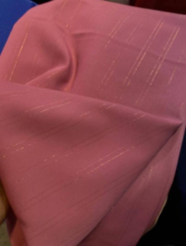Pink Senator material with Golden Thread Accents