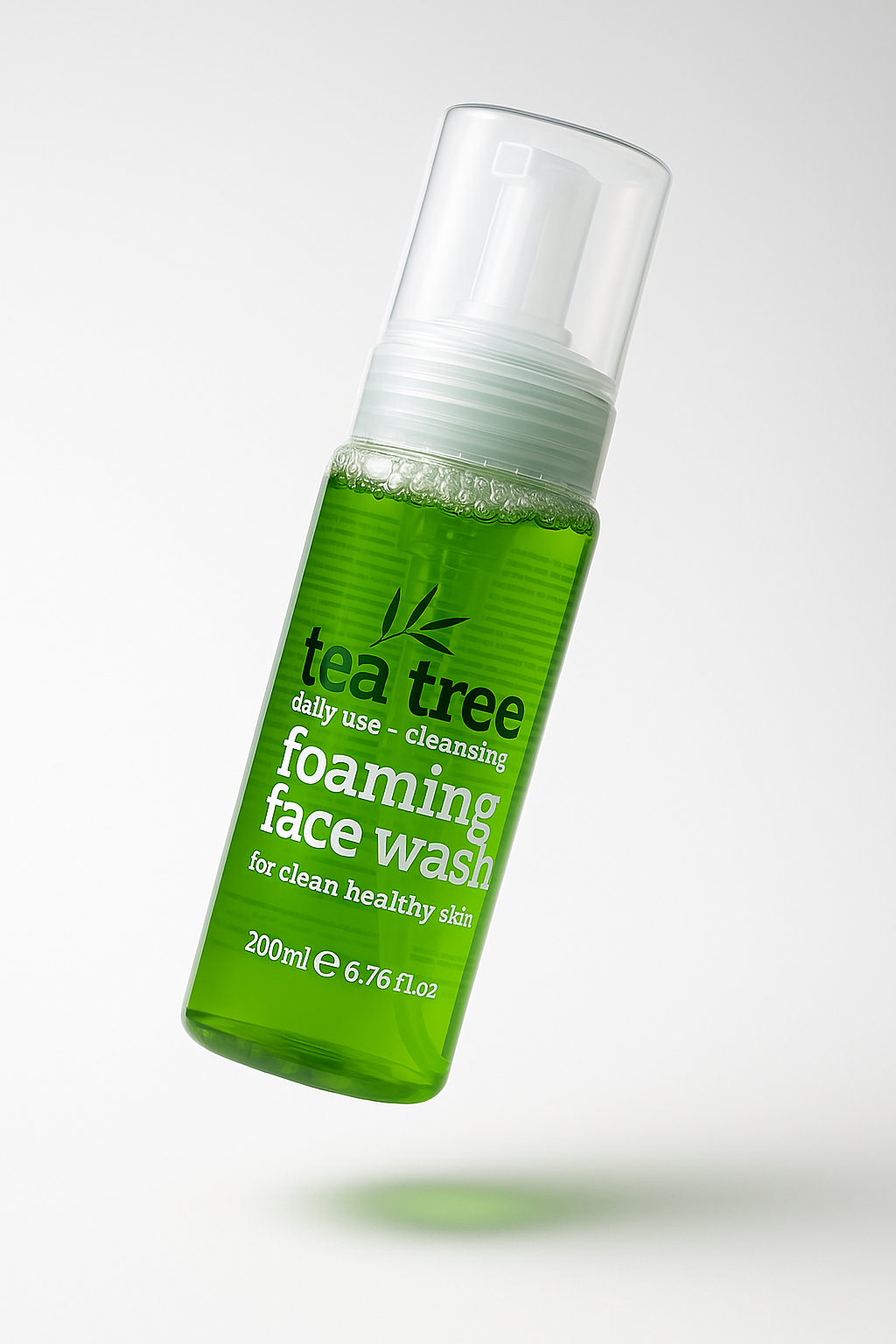 Tea tree foaming face wash