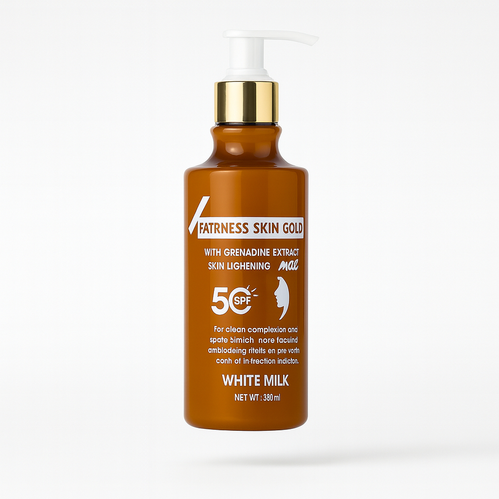 Fairness skin gold lightning body milk