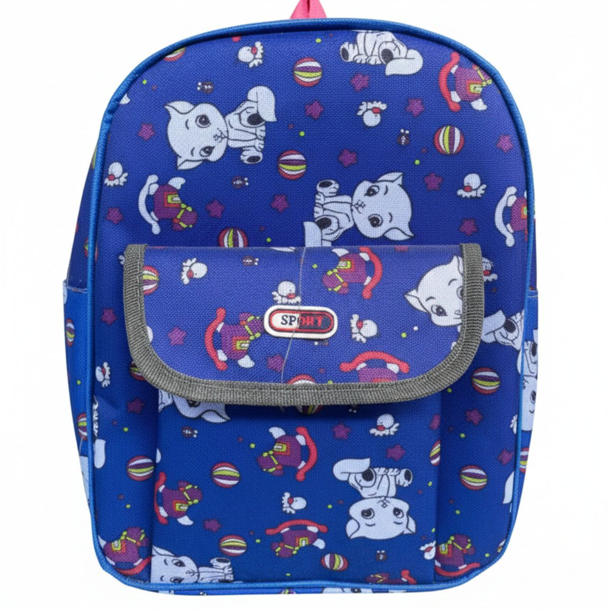 Children Backpack with Colorful Kitten Design