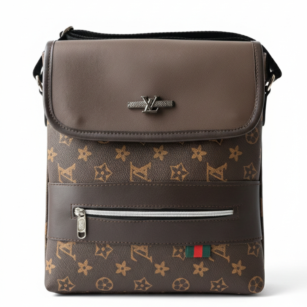 Quality Crossbody Sling Bag with Monogram Pattern