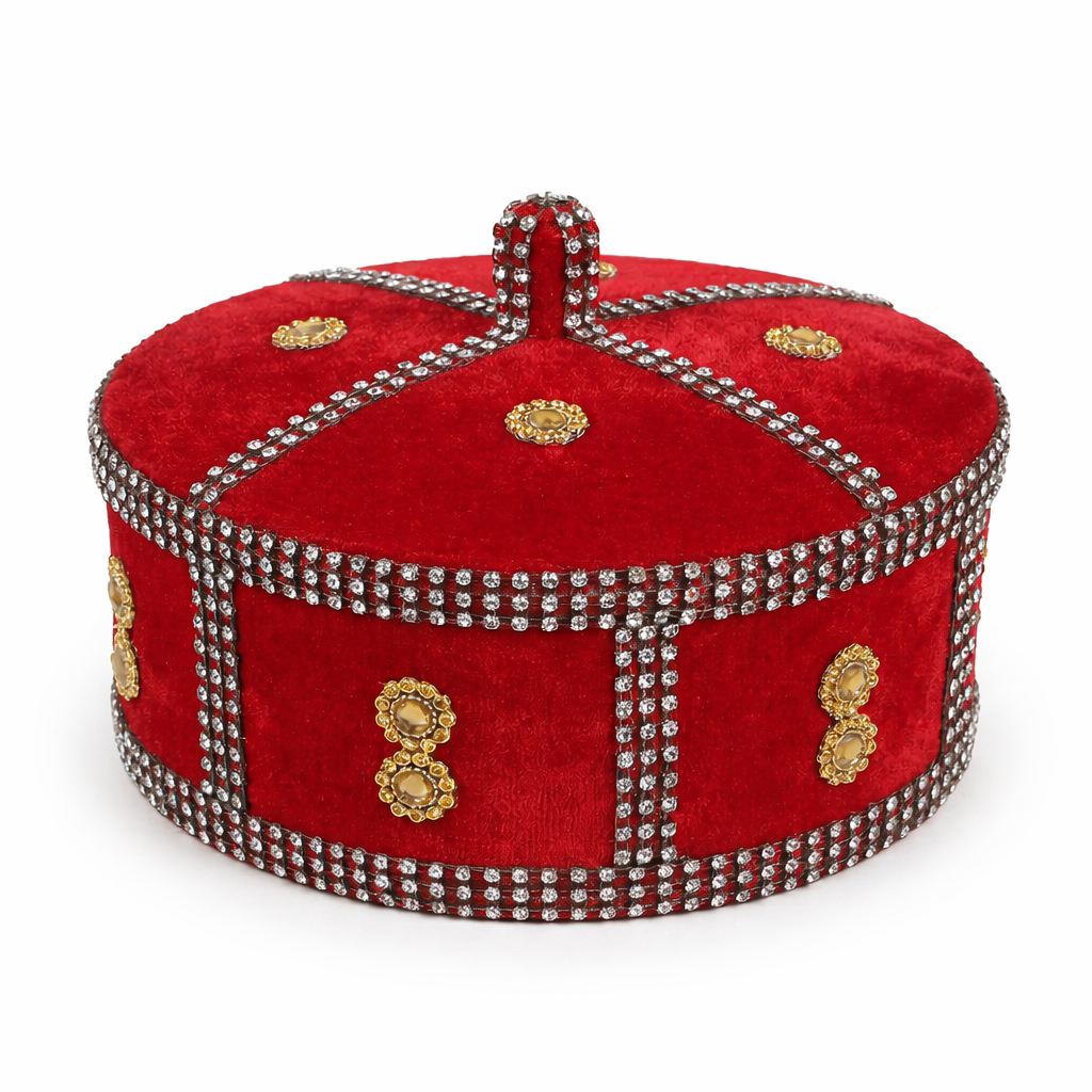 Regal Beaded Traditional Cap