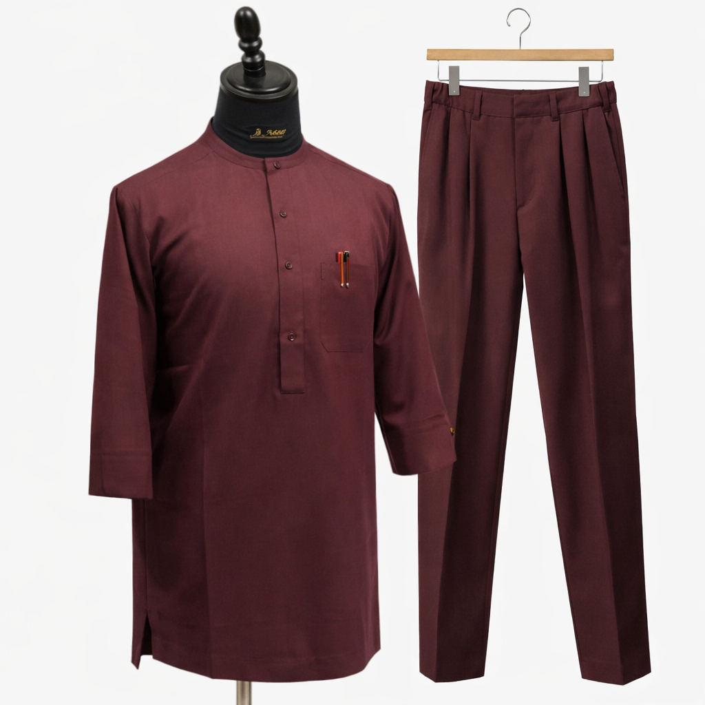 Luxury wine Two Piece Traditional Set