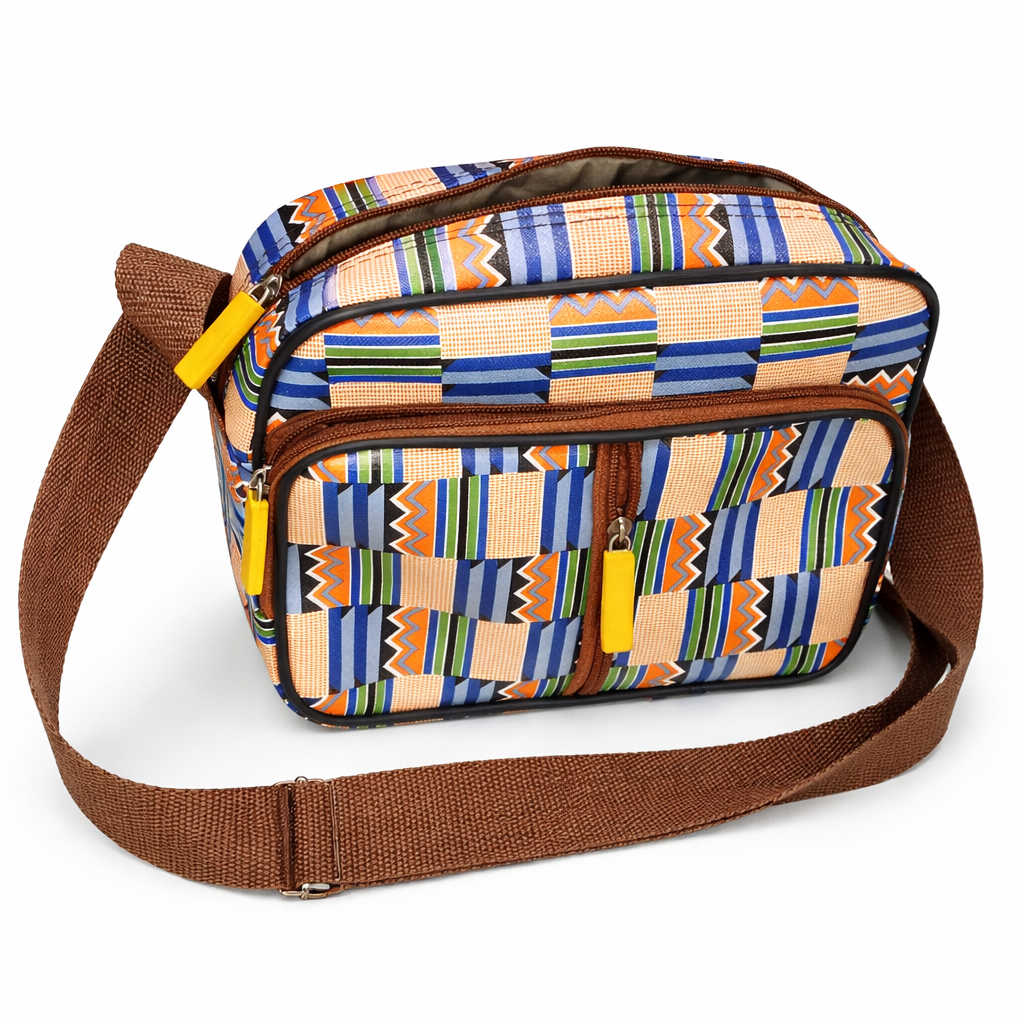 African Print Crossbody Bag