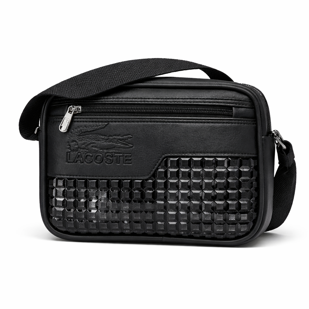 Textured Panel Compact Crossbody Bag