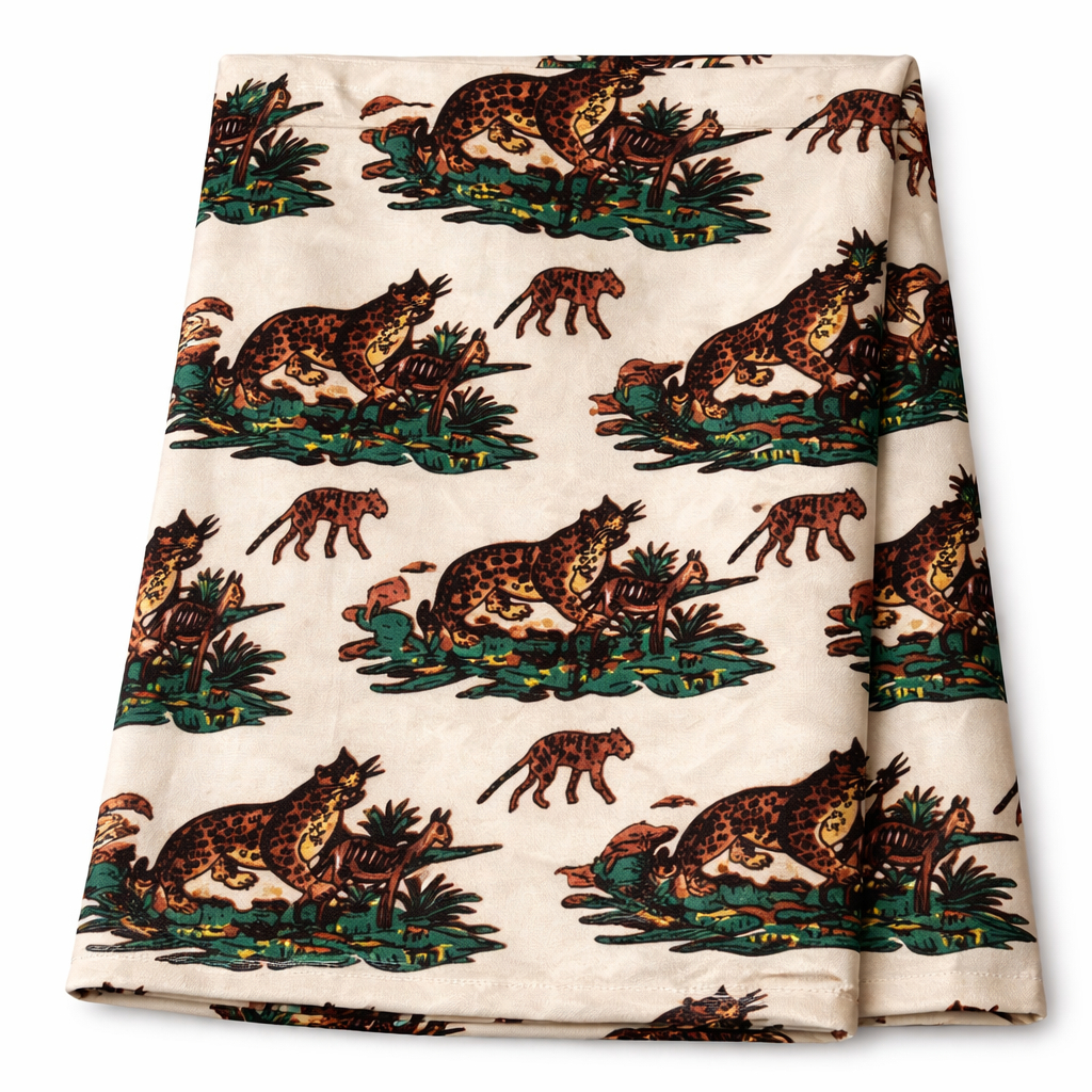 Luxury Leopard Motif Fabric