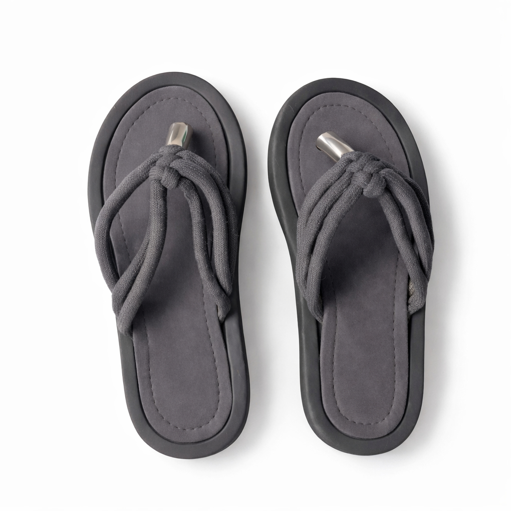 Elegant Padded Platform Toe post Sandals