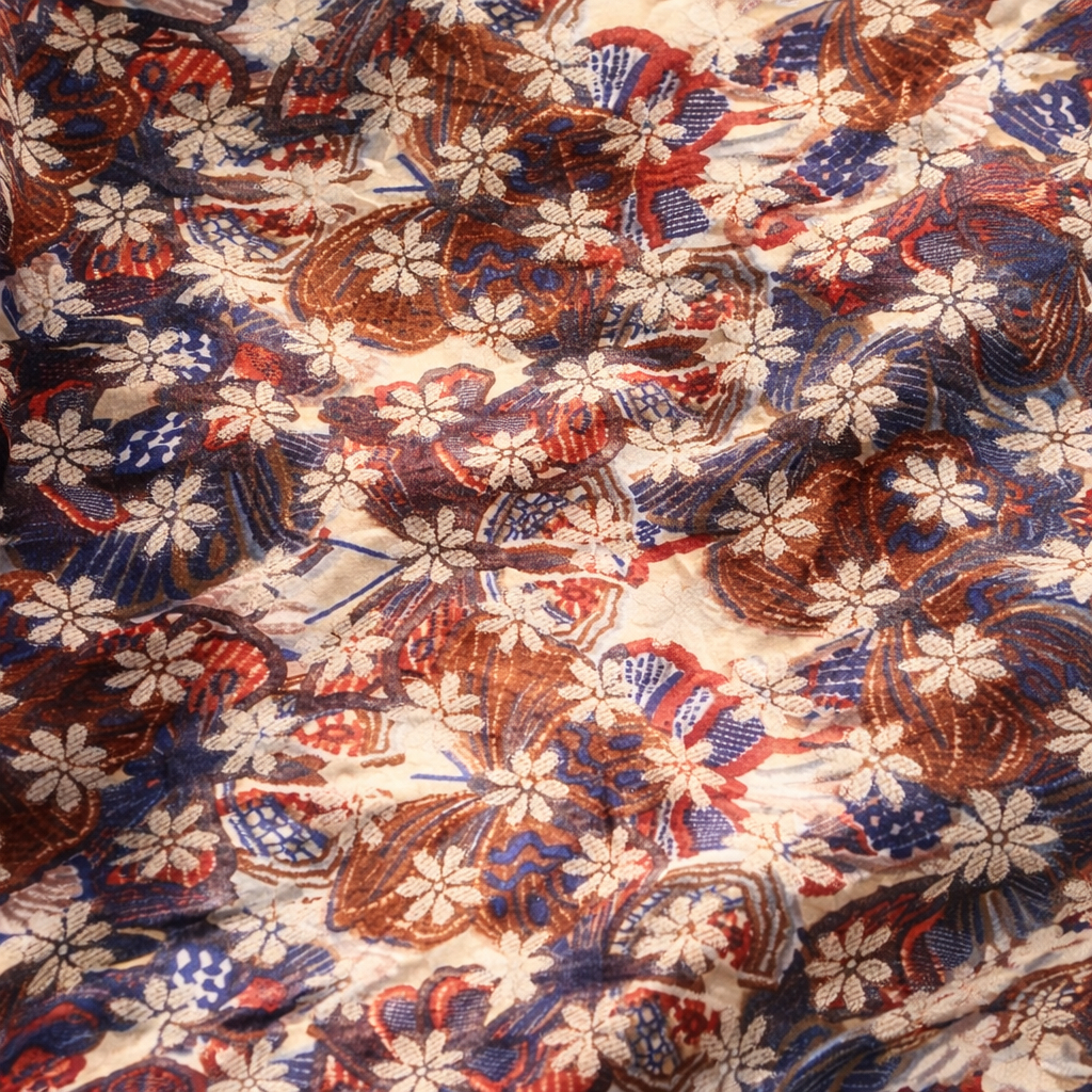 Lightweight patterned Multicolor Floral Fabric