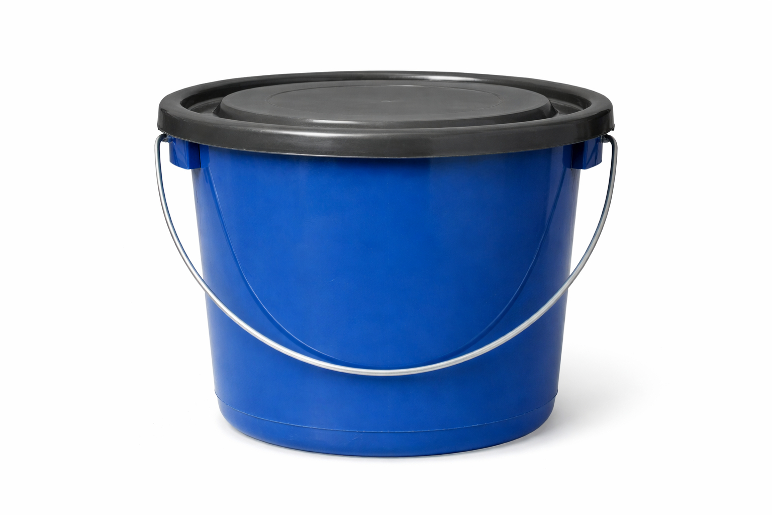 Plastic Storage Bucket with Lid and Handle