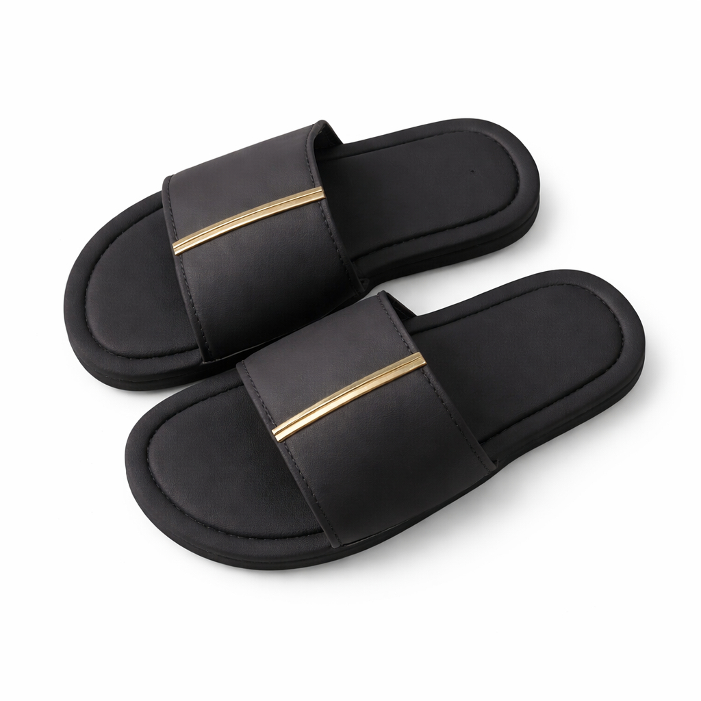 Quality Padded Slip On Platform Sandals