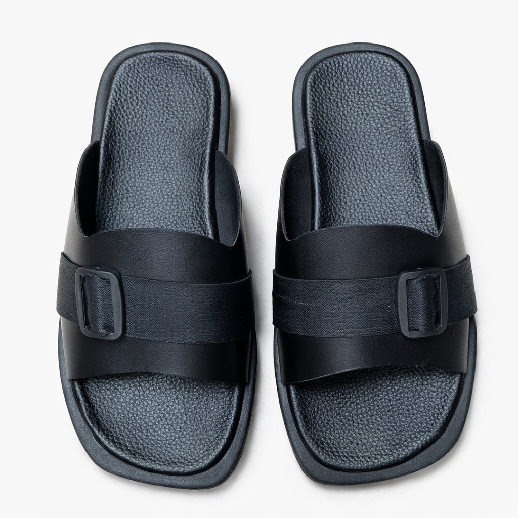 Women Adjustable Double Strap Slide Sandals