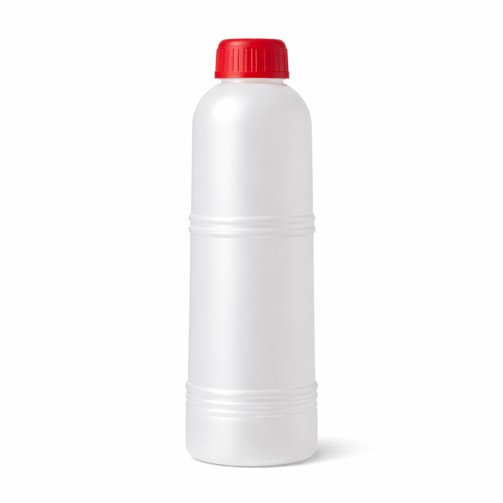 1 liter Translucent Plastic Storage Bottles with Screw Caps