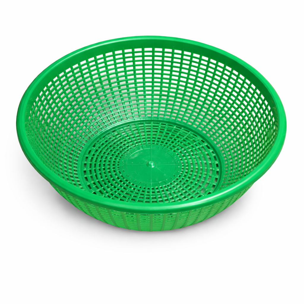 Round Plastic Colander Basket for Washing and Draining