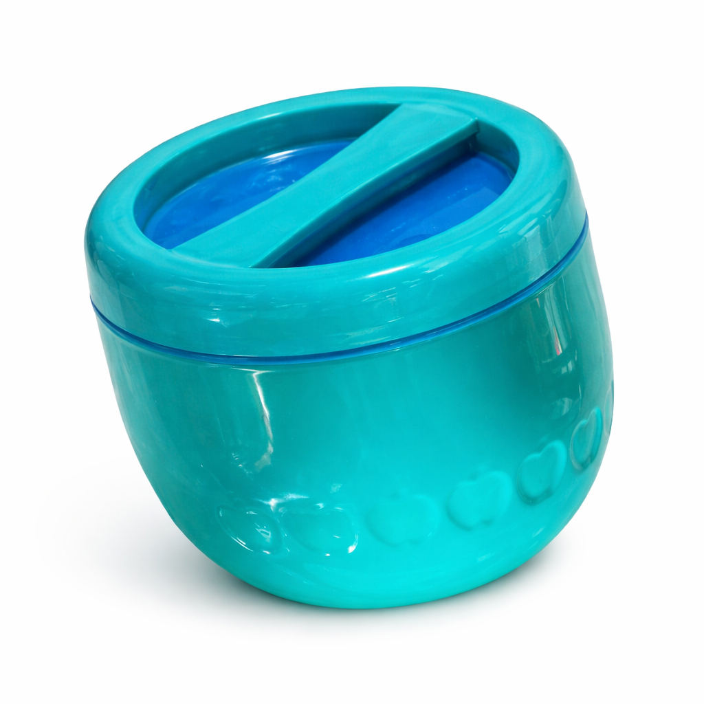Round Multi Purpose Plastic Storage Container with Handle Lid