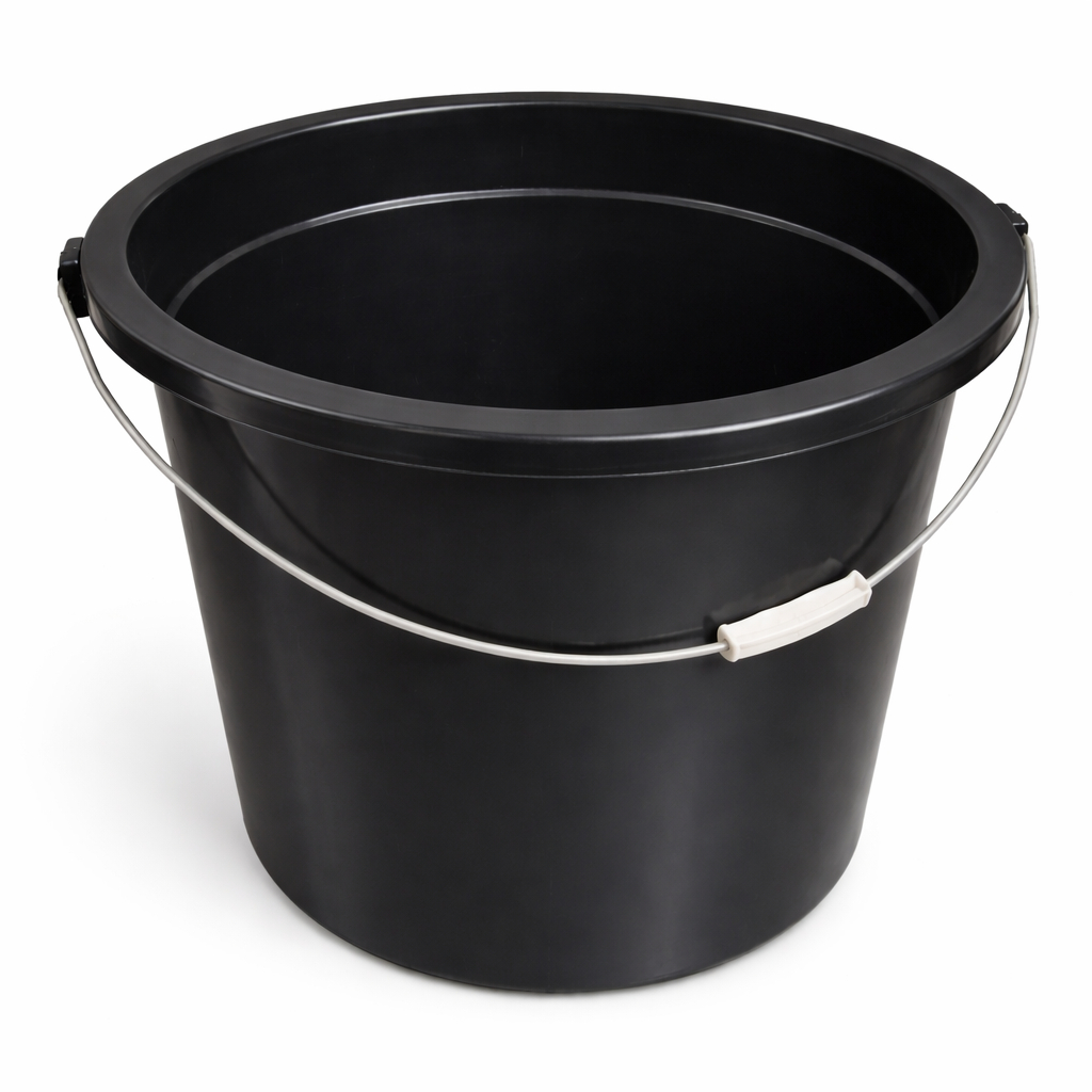 20 liters Large Plastic Utility Bucket with Metal Handle