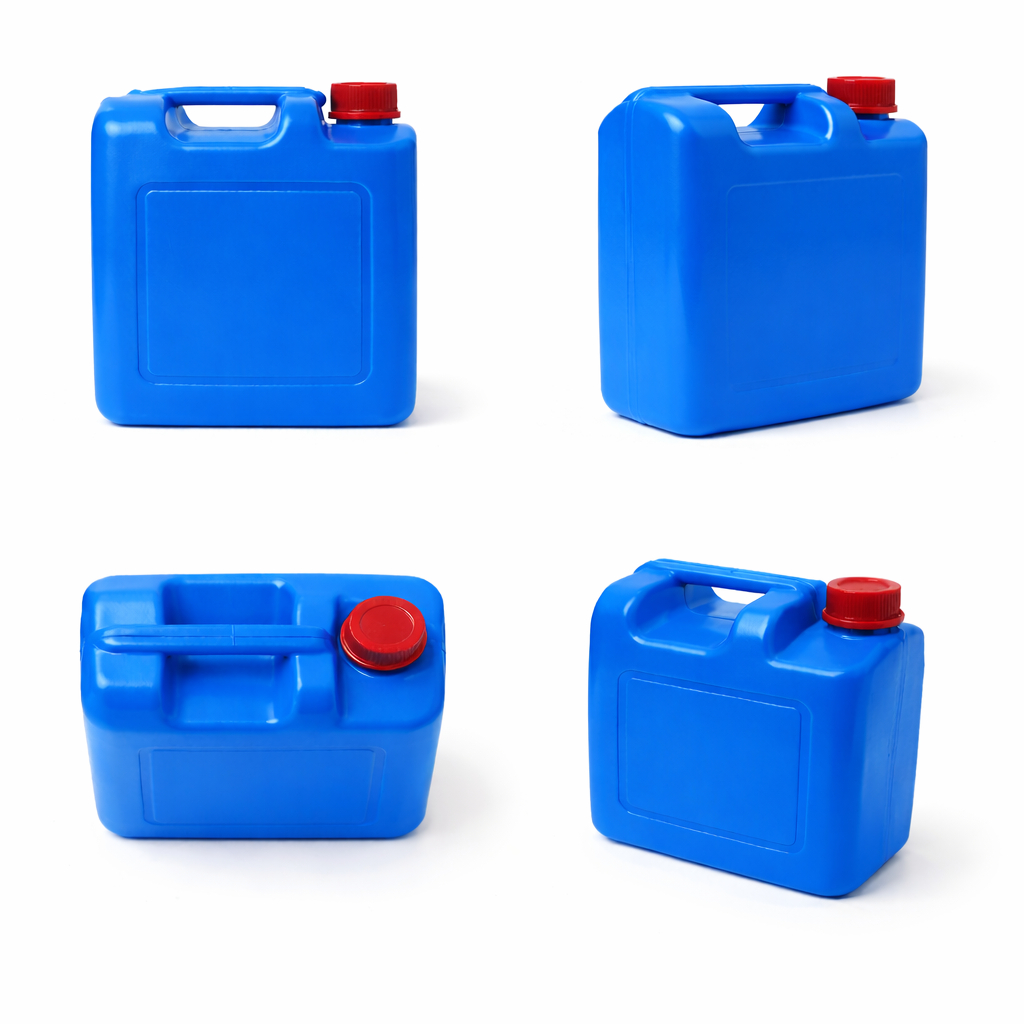 10 Liters Blue Plastic Jerry Can with Cap