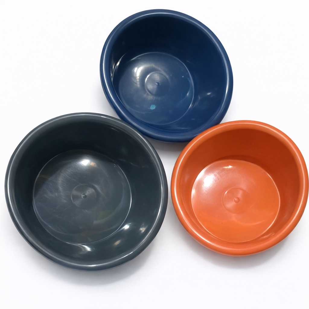 Multi Color Plastic Utility Bowls set
