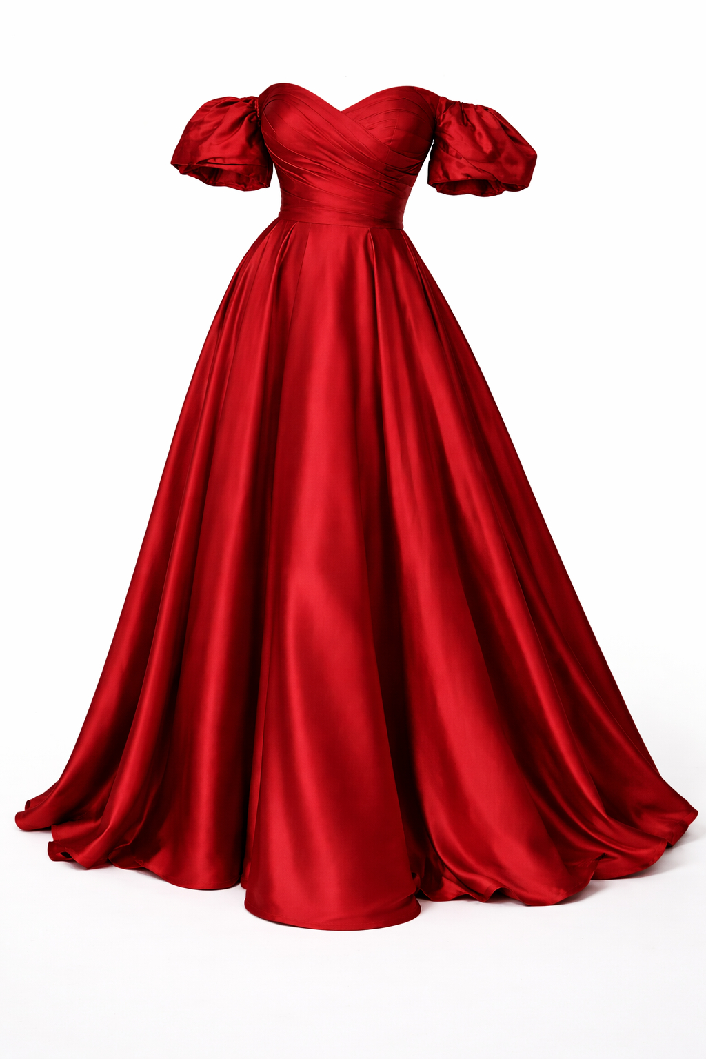 Ladies Red Elegant Gown