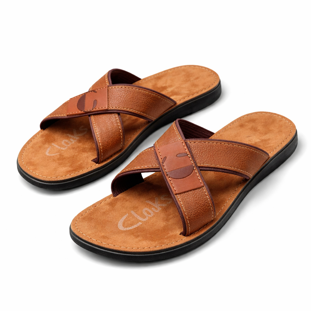 Men Tan Leather Style Palms