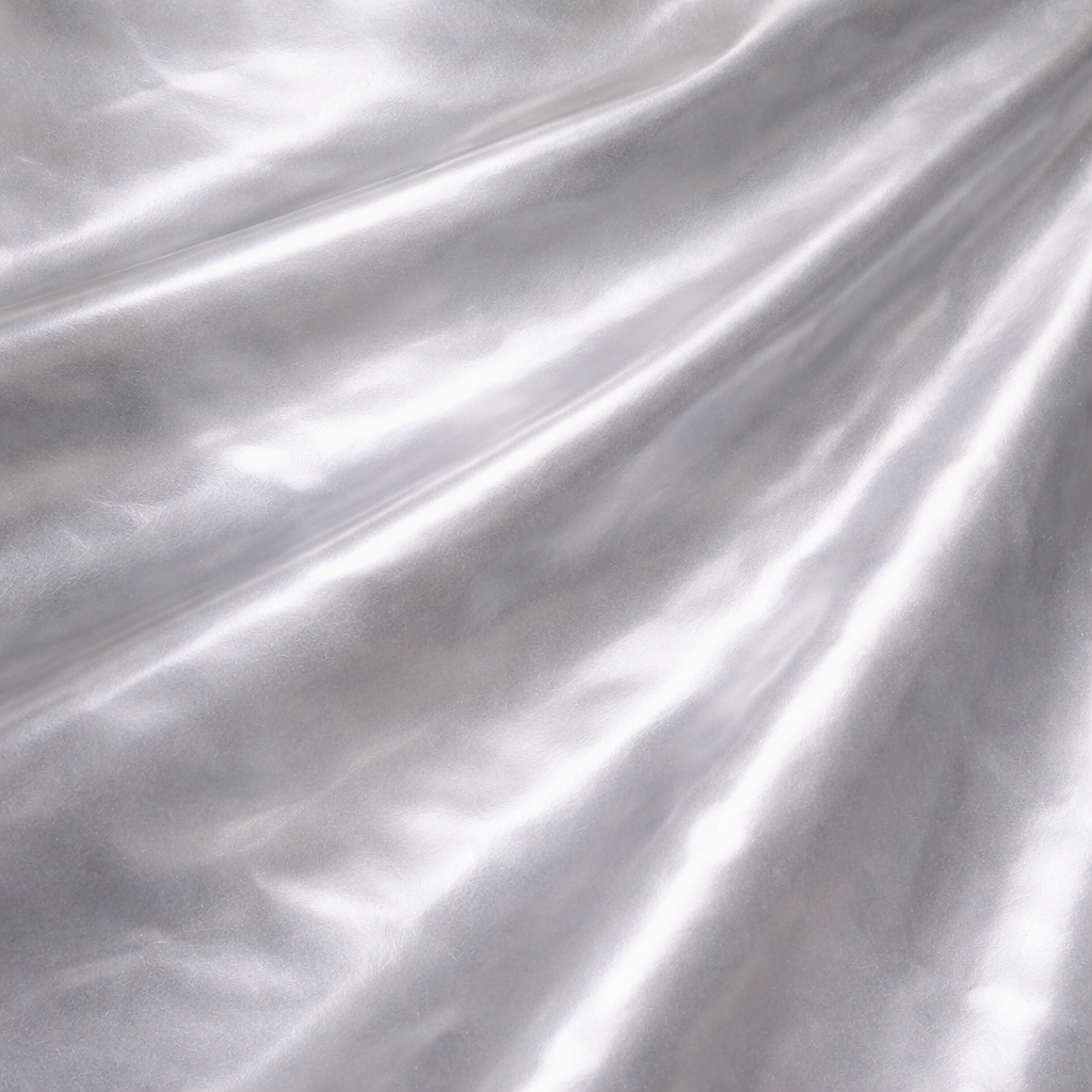 Premium Metallic Silver Patent Leather Sheet