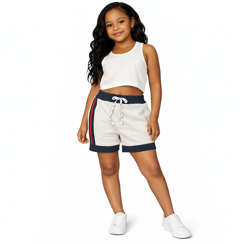 Kids Classic Stripe Lounge Shorts