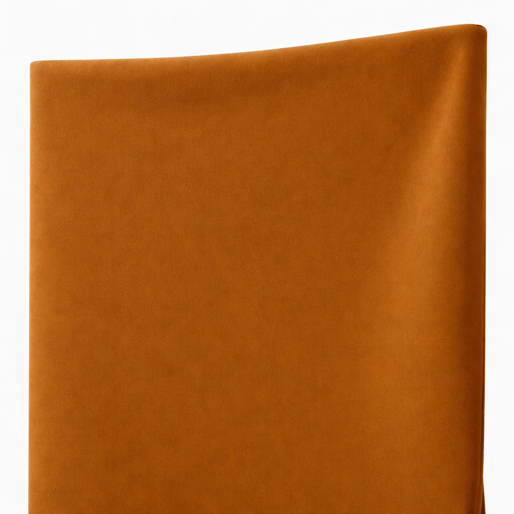 Premium Camel Brown PU Leather Material