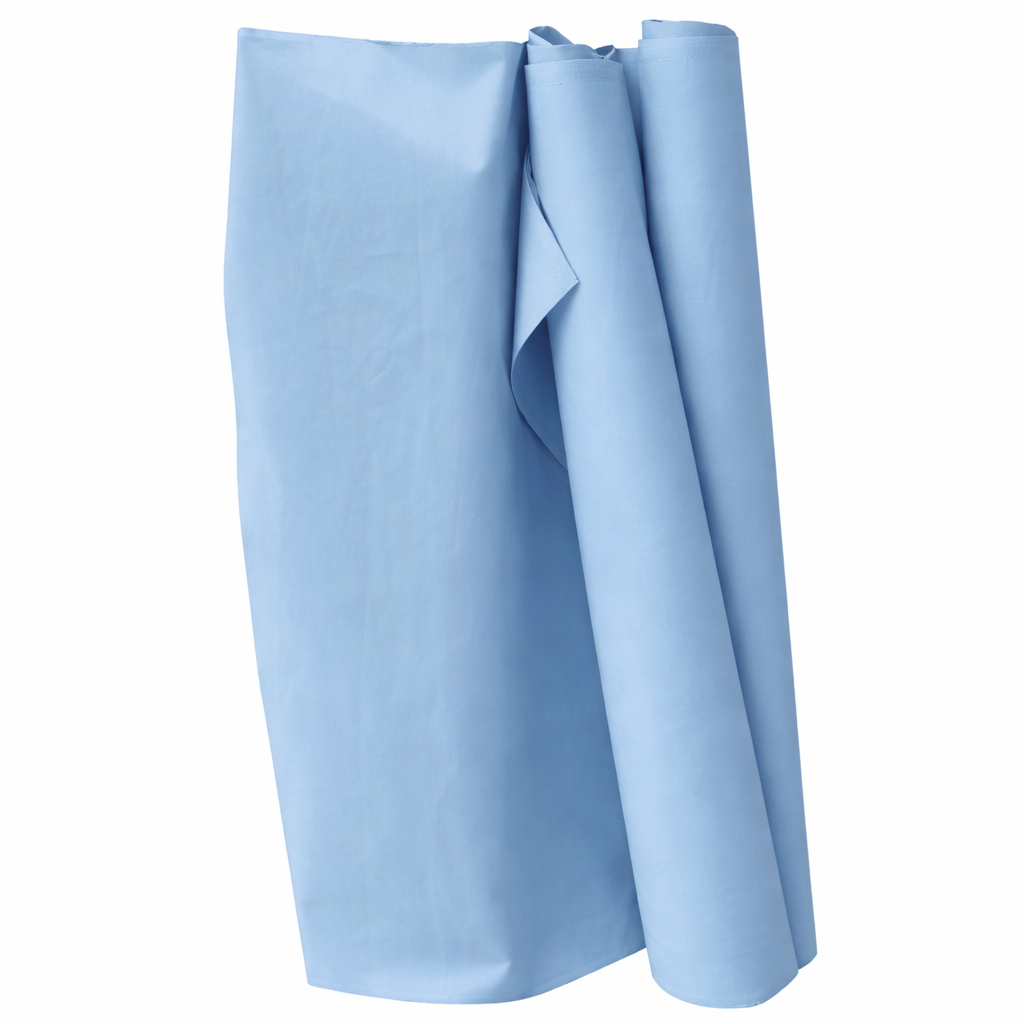 Light Blue Smooth Leather Material