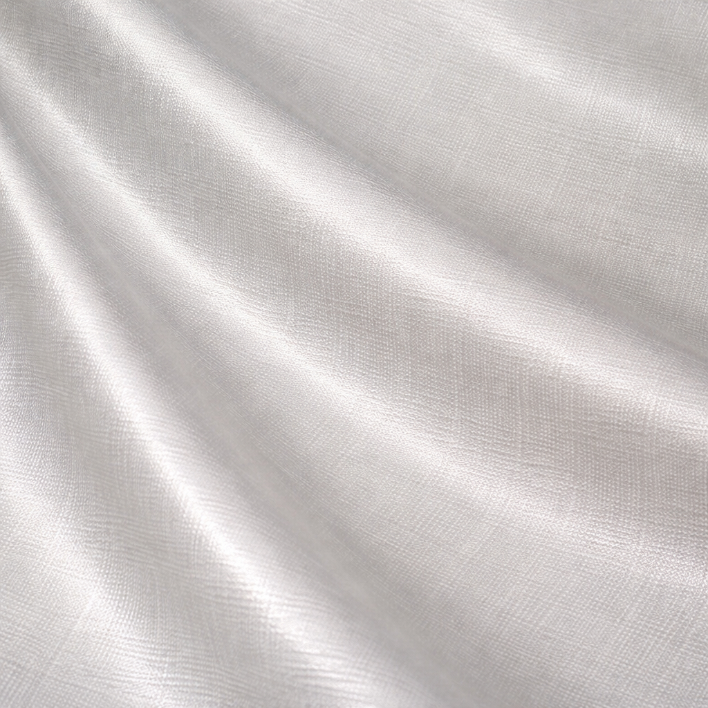 Pearl Silver Crosshatch PU Leather Fabric