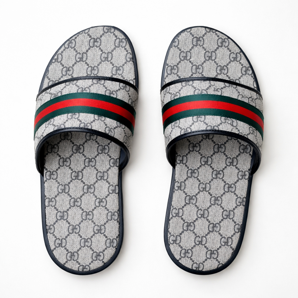 Men Designer Pattern Slide Sandals