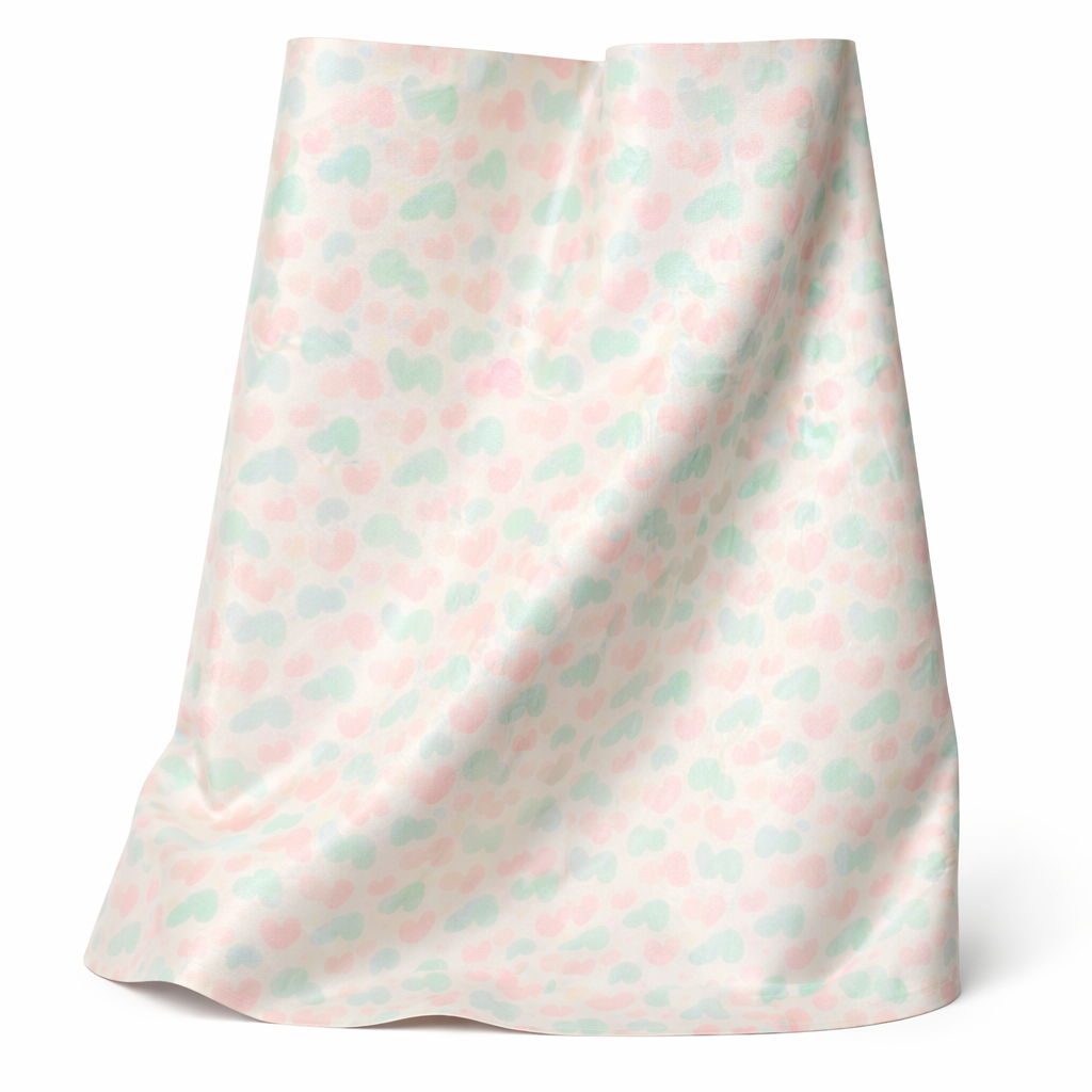 Pastel Pattern Synthetic Leather Fabric   Multicolor PU Upholstery Material