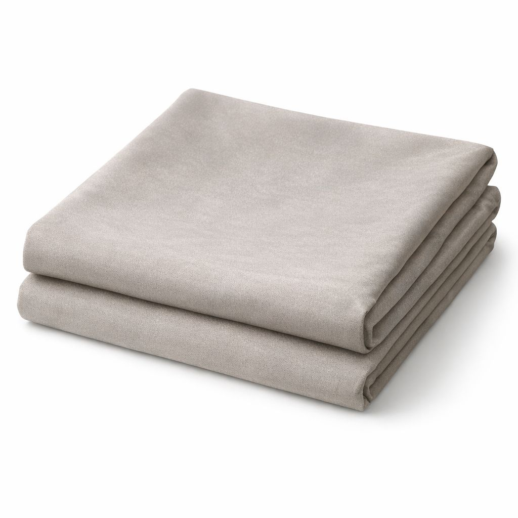 Premium Light Grey Plain Fabric