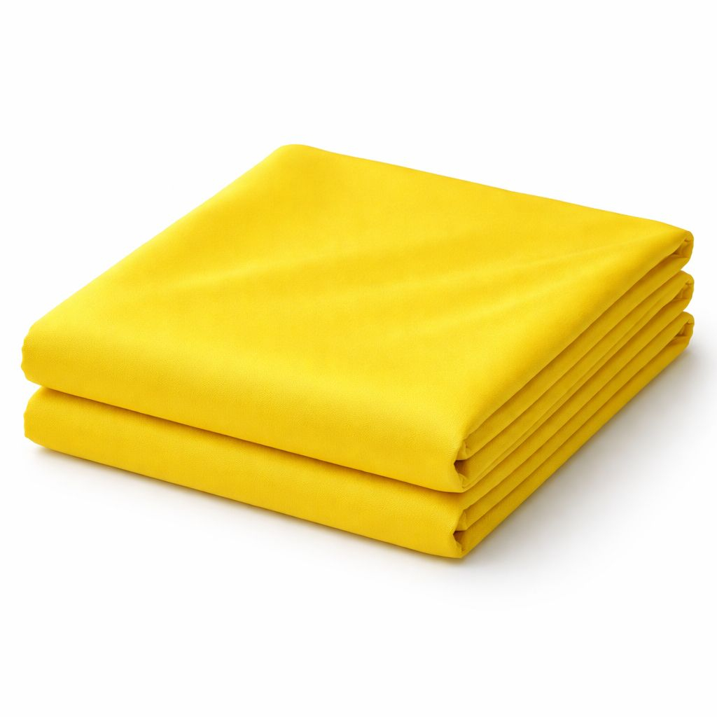 Bright Yellow Plain Fabric
