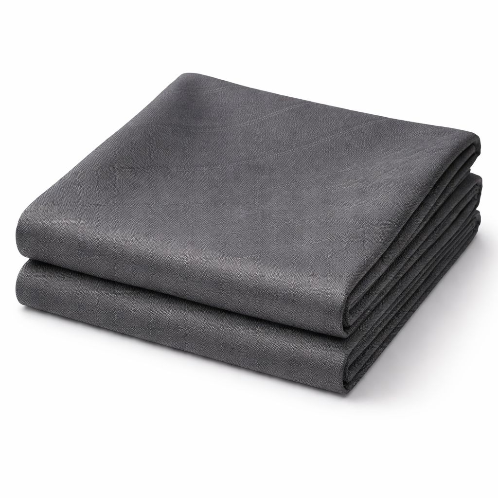 Premium Dark Grey Textured Fabric
