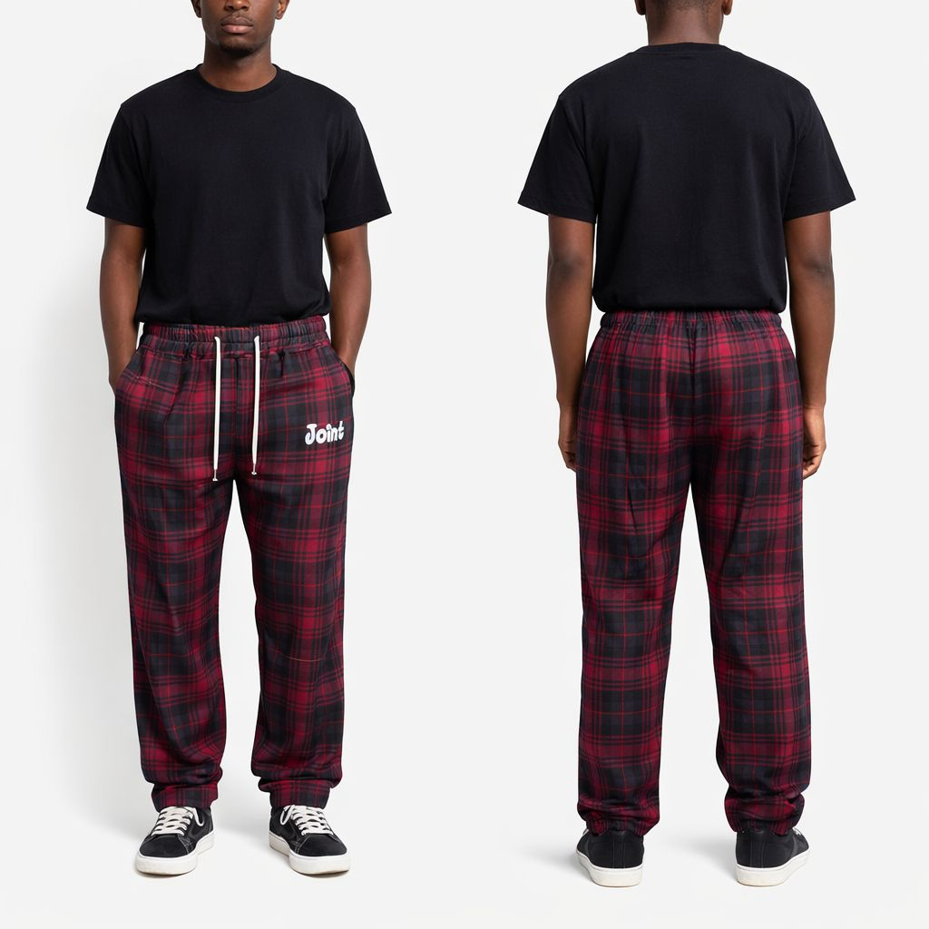 Unisex Plaid Jogger Pants