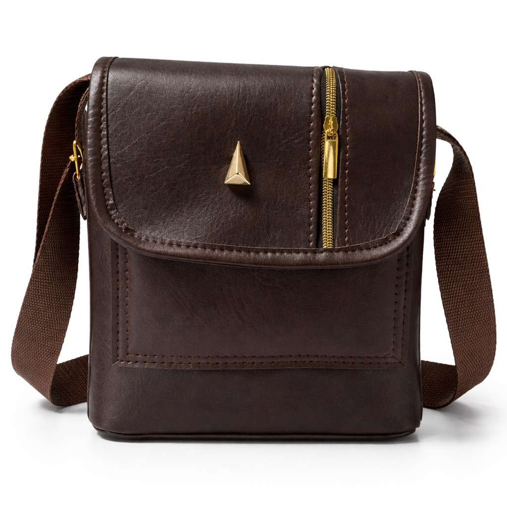 Brown Urban Luxe Mini Crossbody Bag