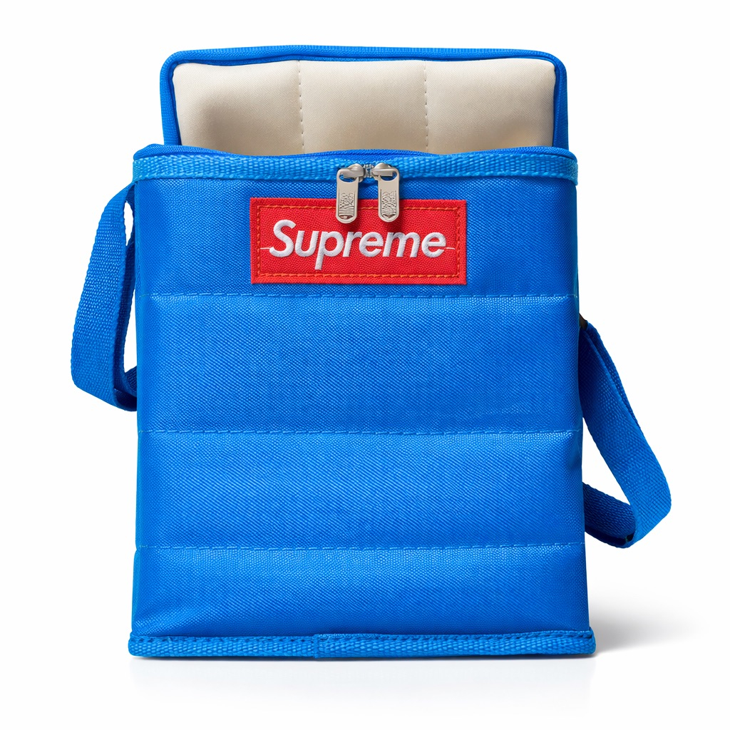 Premium Blue Insulated Cooler Lunch Bag
