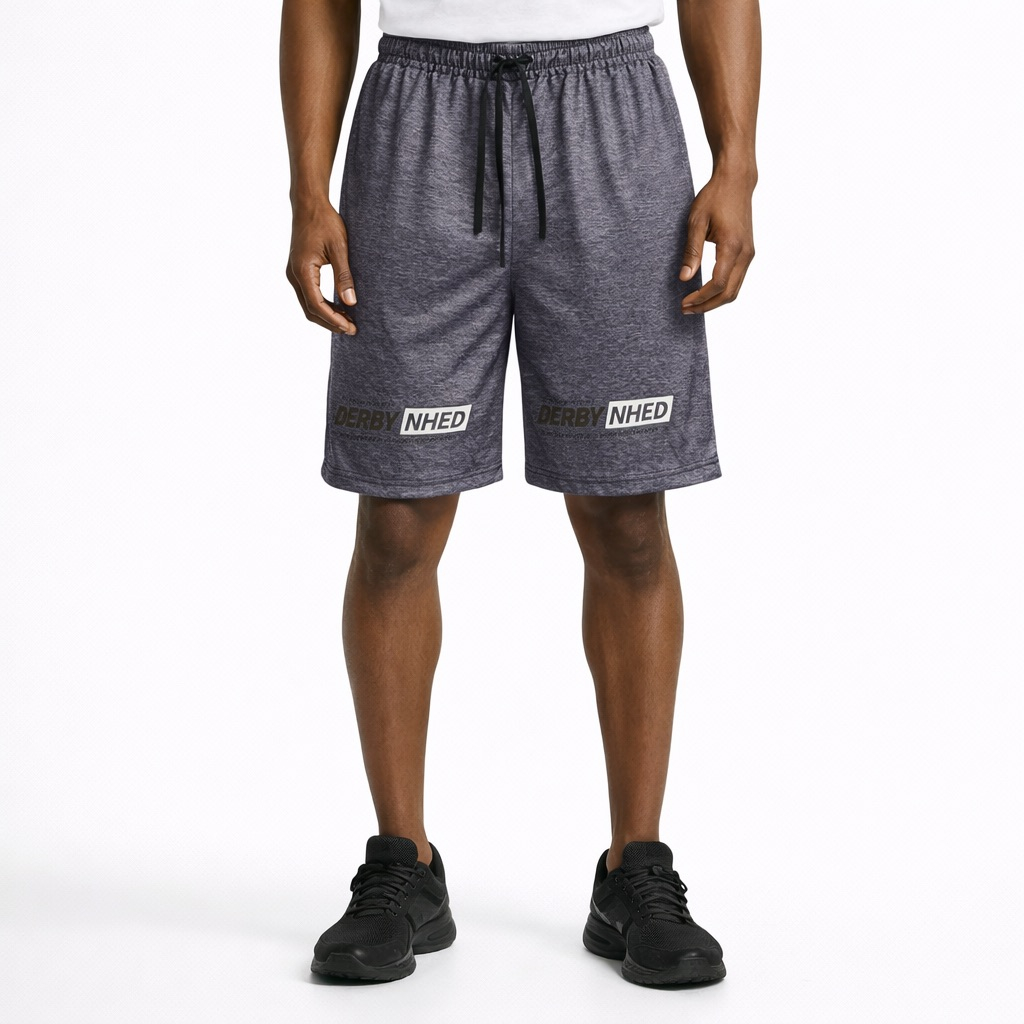 Mens Casual Grey Athletic Shorts