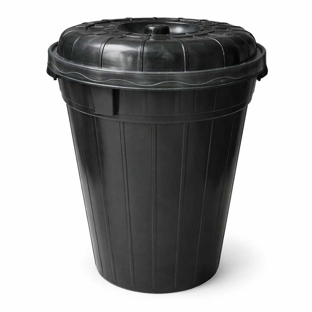 Large Plastic Storage Bin with Lid