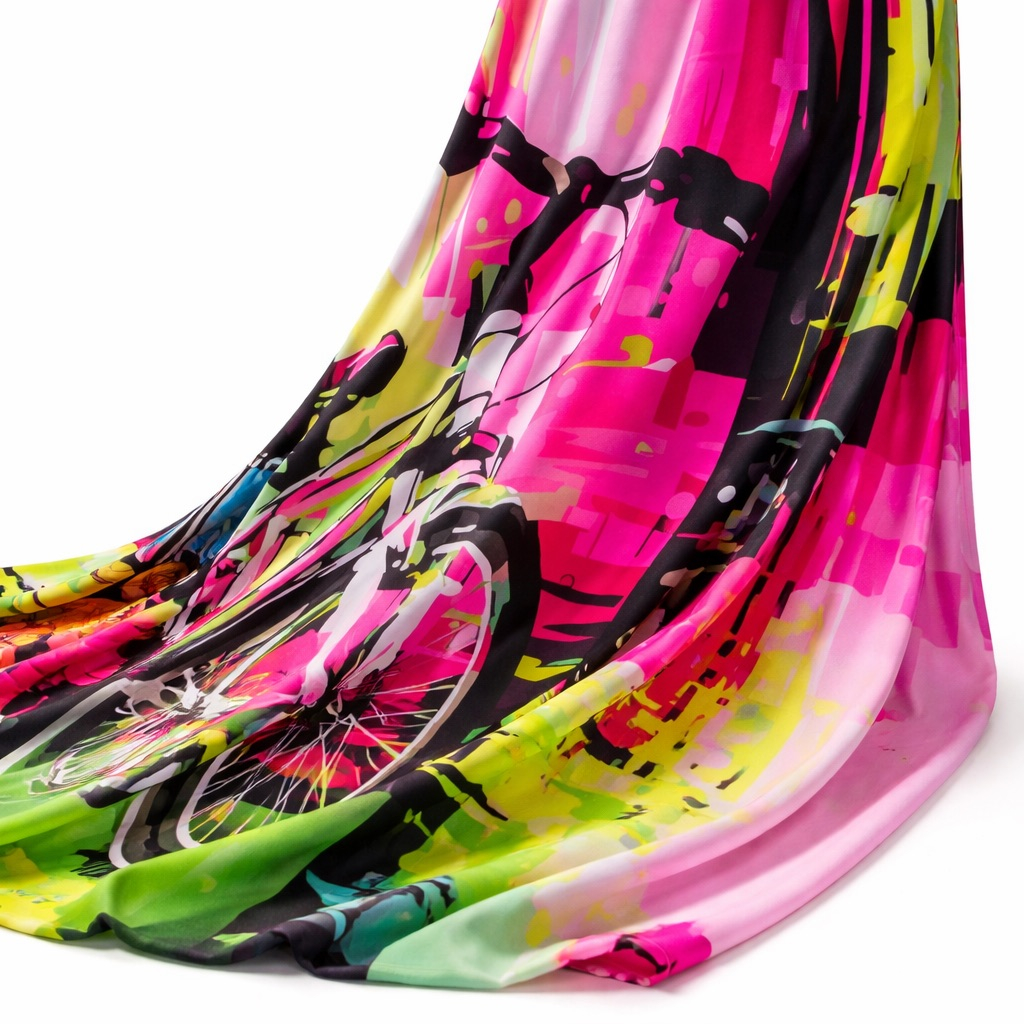 Premium Multicolor Urban Art Fabric