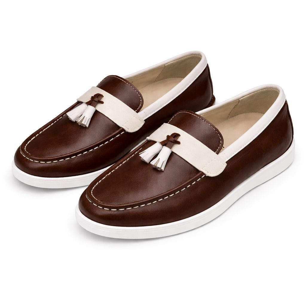 Mens Classic SlipOn Tassel Loafer Shoe