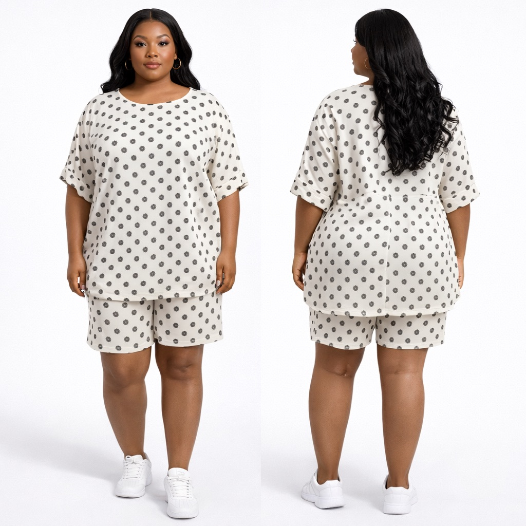 Premium Polka Dot Lounge Set