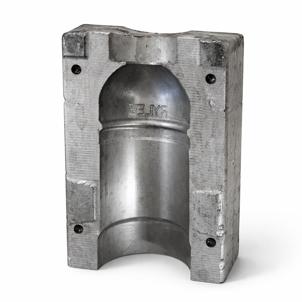 Precision Aluminum Bottle Mold     Dual Block Casting Form