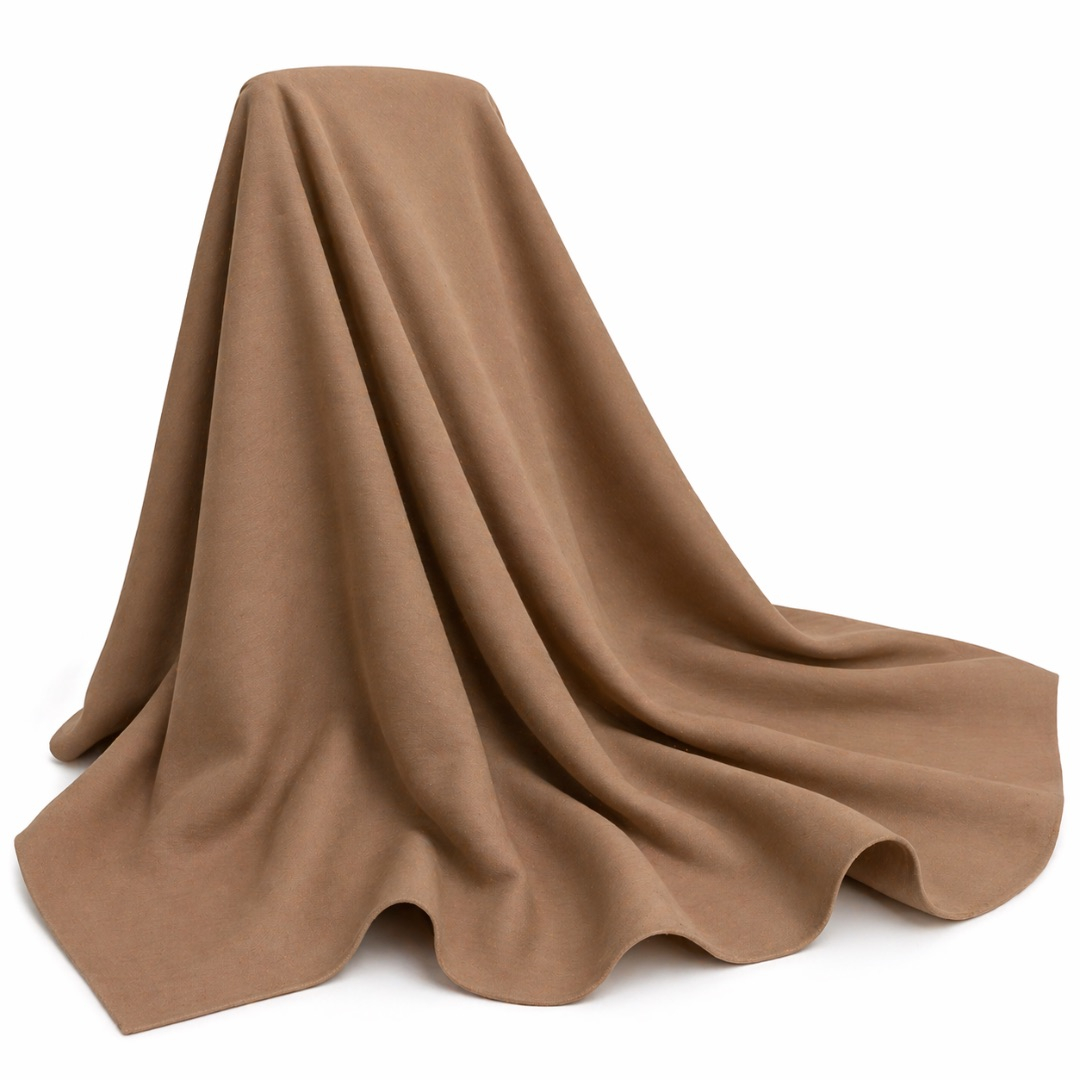 Premium Olive Brown Super 220s Wool Fabric Roll