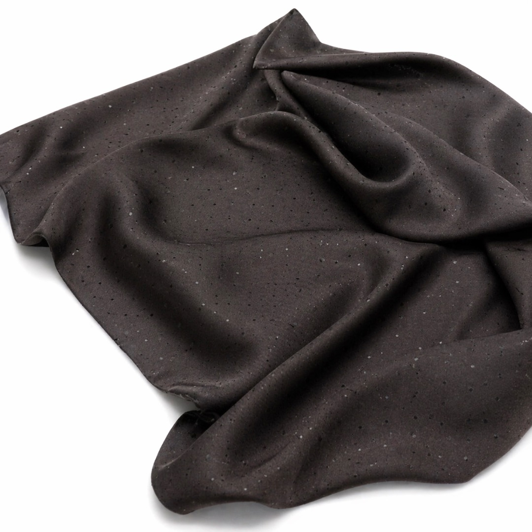 Charcoal Grey Micro Dotted Premium Fabric