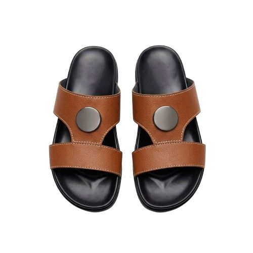 Mens Double Strap Slide Sandals
