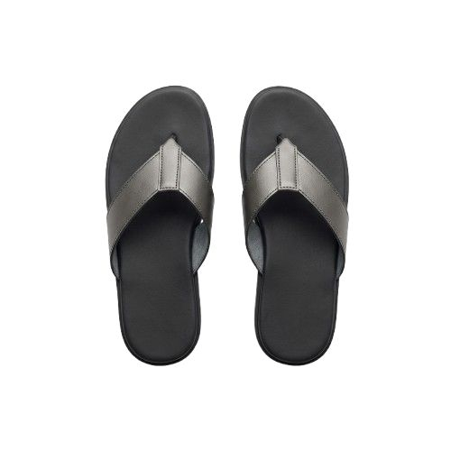 Mens Minimalist Cross Strap Slide Sandals