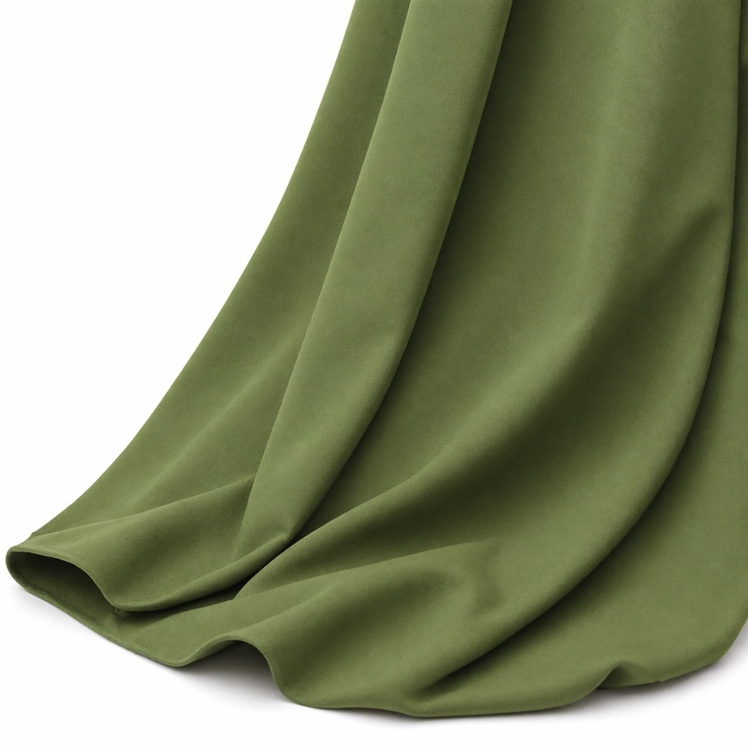 Premium Olive Green Chiffon Fabric