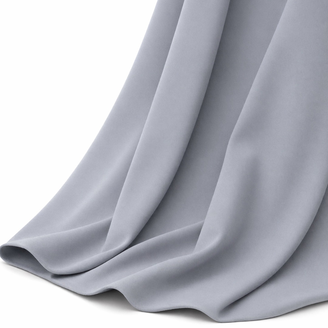 Premium Plain Light Grey Fabric