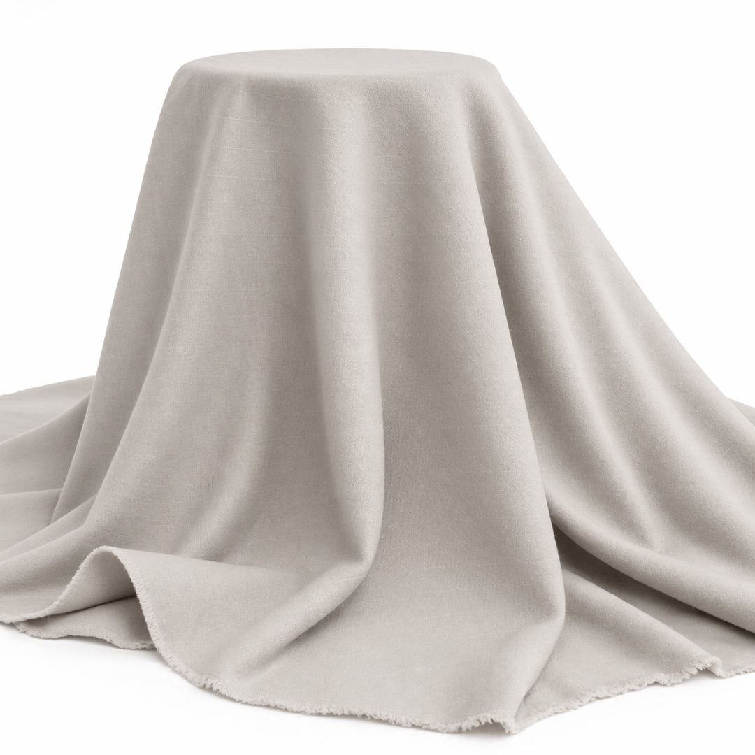 Cream Textured Senator Suiting Fabric