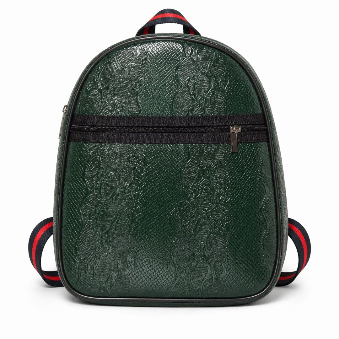 Embossed Faux Leather Crossbody Sling Bag